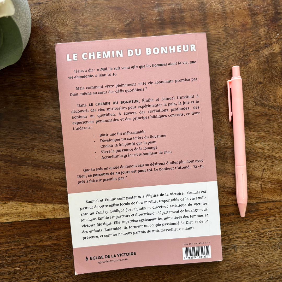 Livre LE CHEMIN DU BONHEUR