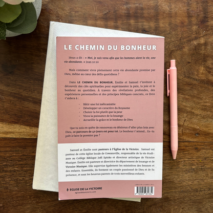 DUO (Livre & cahier de note) LE CHEMIN DU BONHEUR