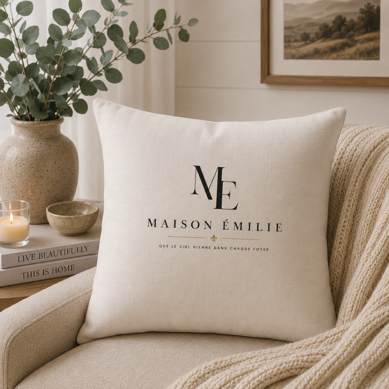 Coussin décoratif – La vie en abondance | Jean 10.10